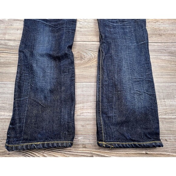 Nudie Jeans Grim Tim Jeans Mens 31x32 Fits 29/30 Selvage Button Fly Organic - Picture 5 of 16
